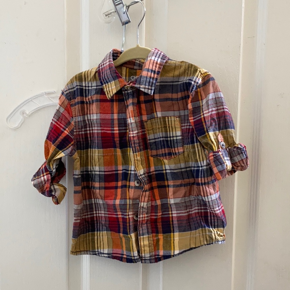 Boys Cherokee tab style sleeved shirt 18 months